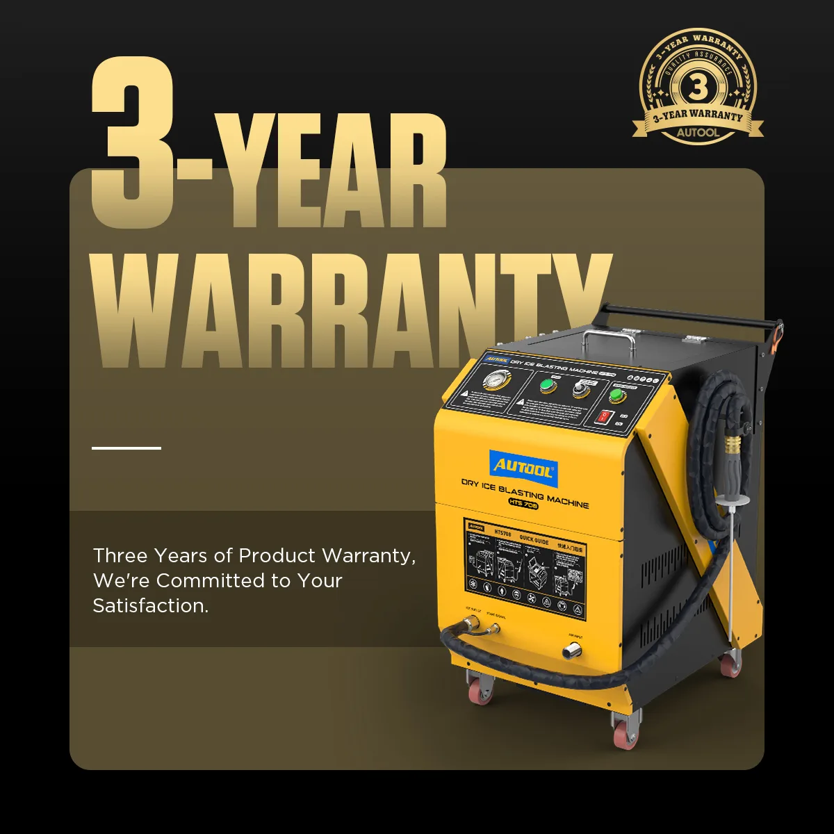 AUTOOL HTS708 Dry Ice Blasting Cleaning Machine view 3