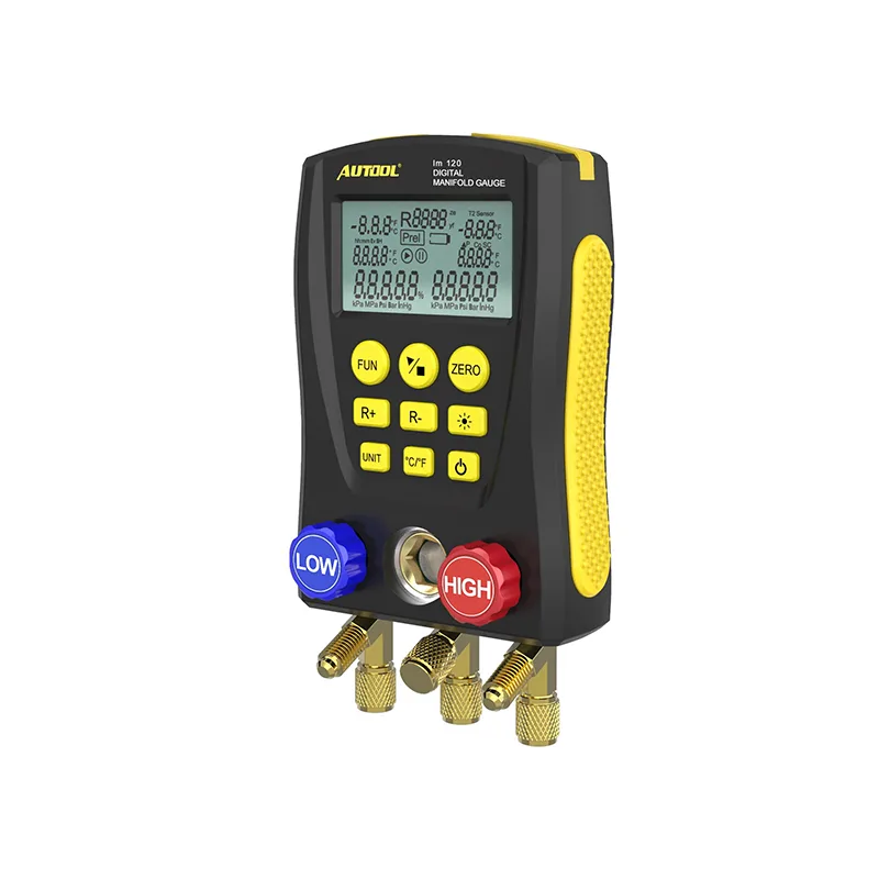 AUTOOL LM120 AC Manifold Gauge Refrigerant Identifier