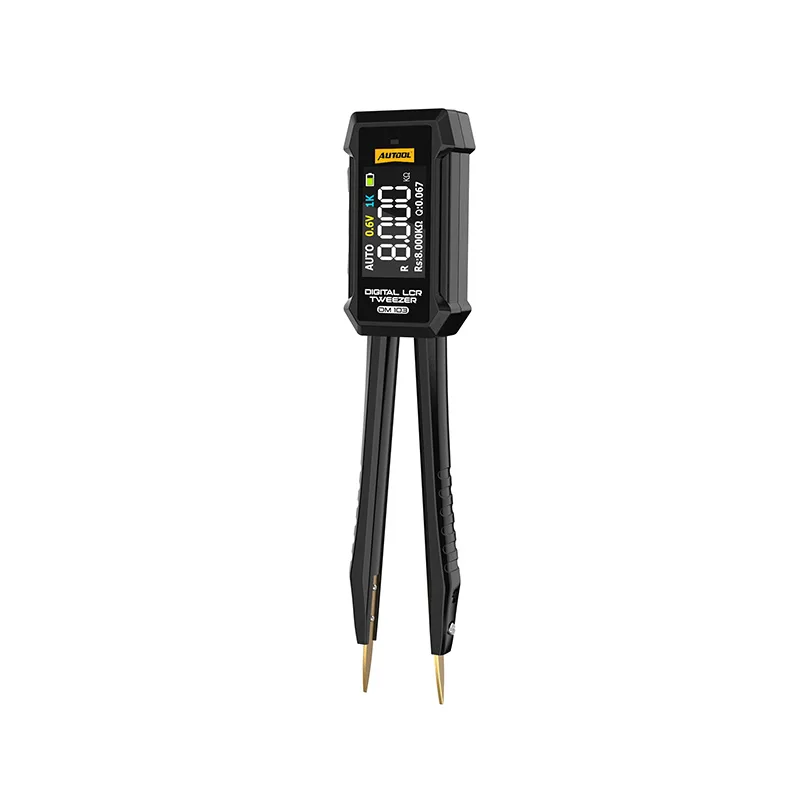 AUTOOL DM103 Digital LCR Tweezer for Resistance Capacitance and Inductance