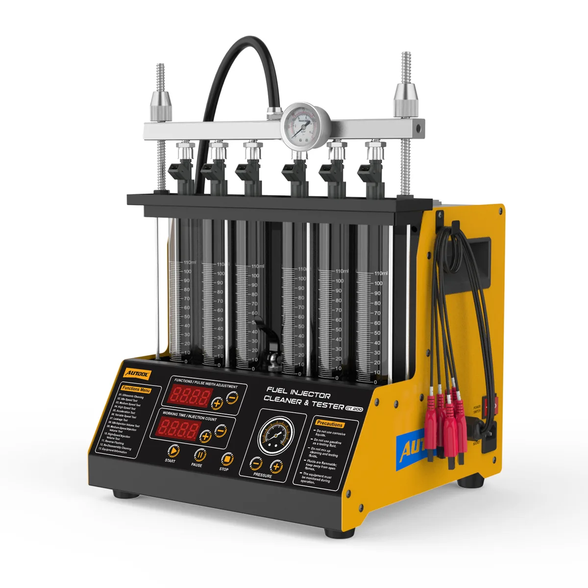 AUTOOL CT200 6-Cylinder Fuel Injector Cleaning Machine & Tester