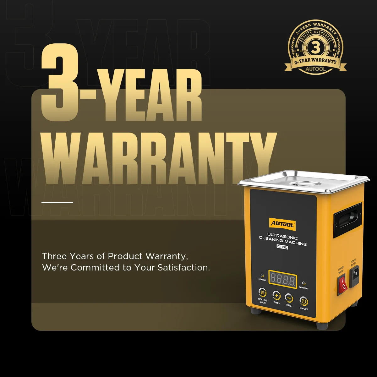 AUTOOL CT80 Ultrasonic Cleaning Machine view 3