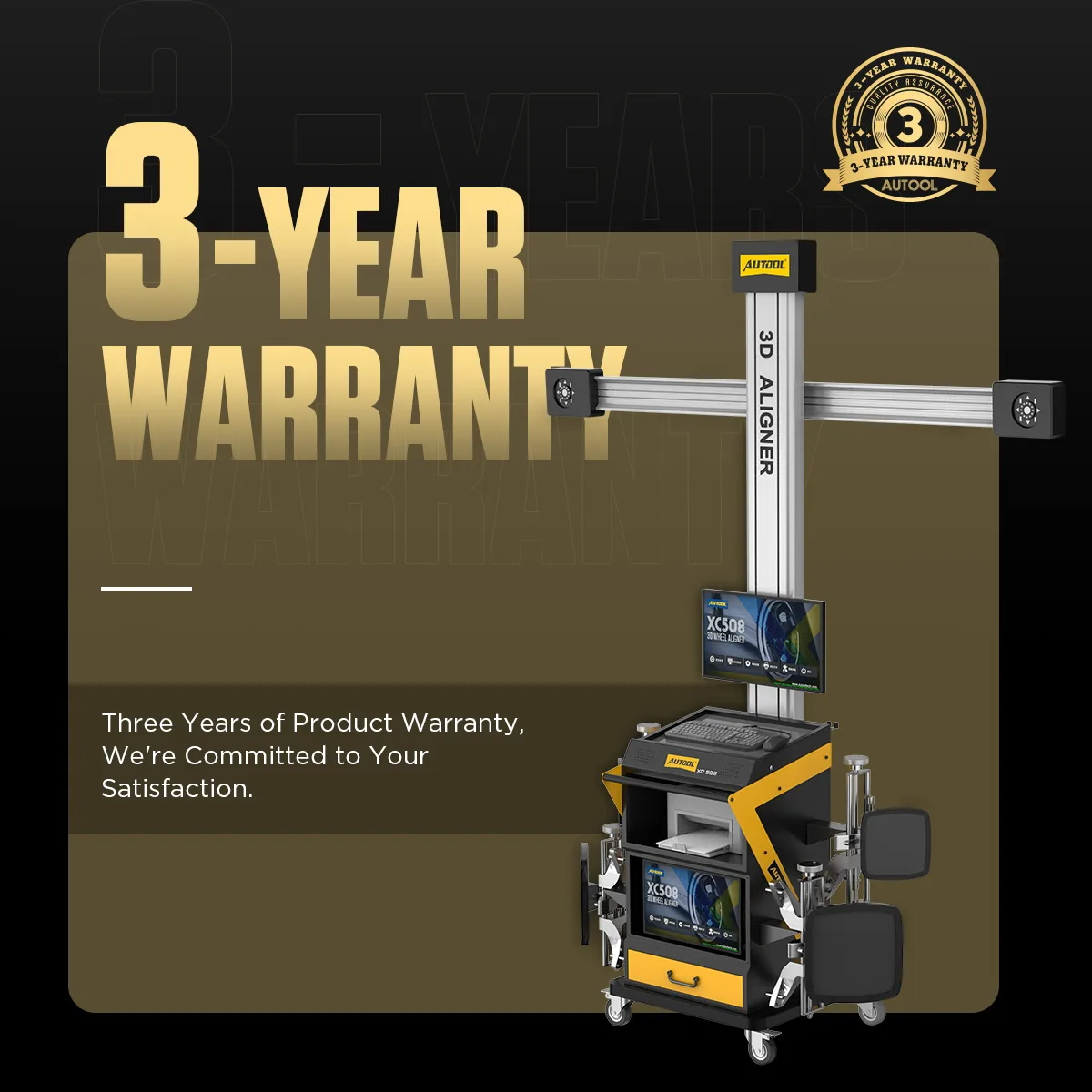 AUTOOL XC508 3D Wheel Alignment Machine-Tire Aligner System view 3