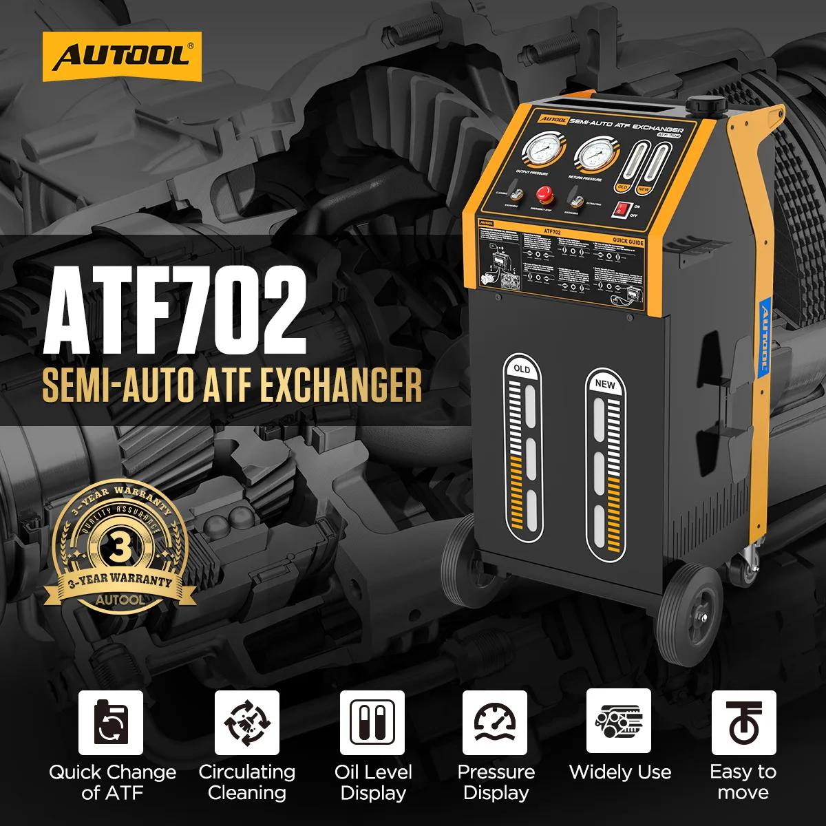 AUTOOL ATF702 Transmission Fluid Exchanger view 2