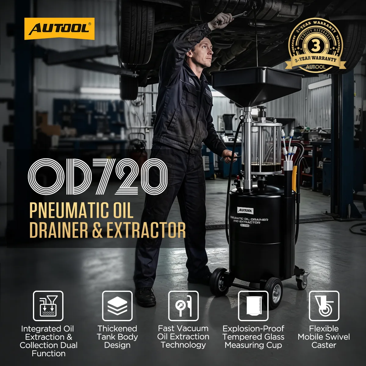 AUTOOL OD720 Oil Pumping Machine view 2