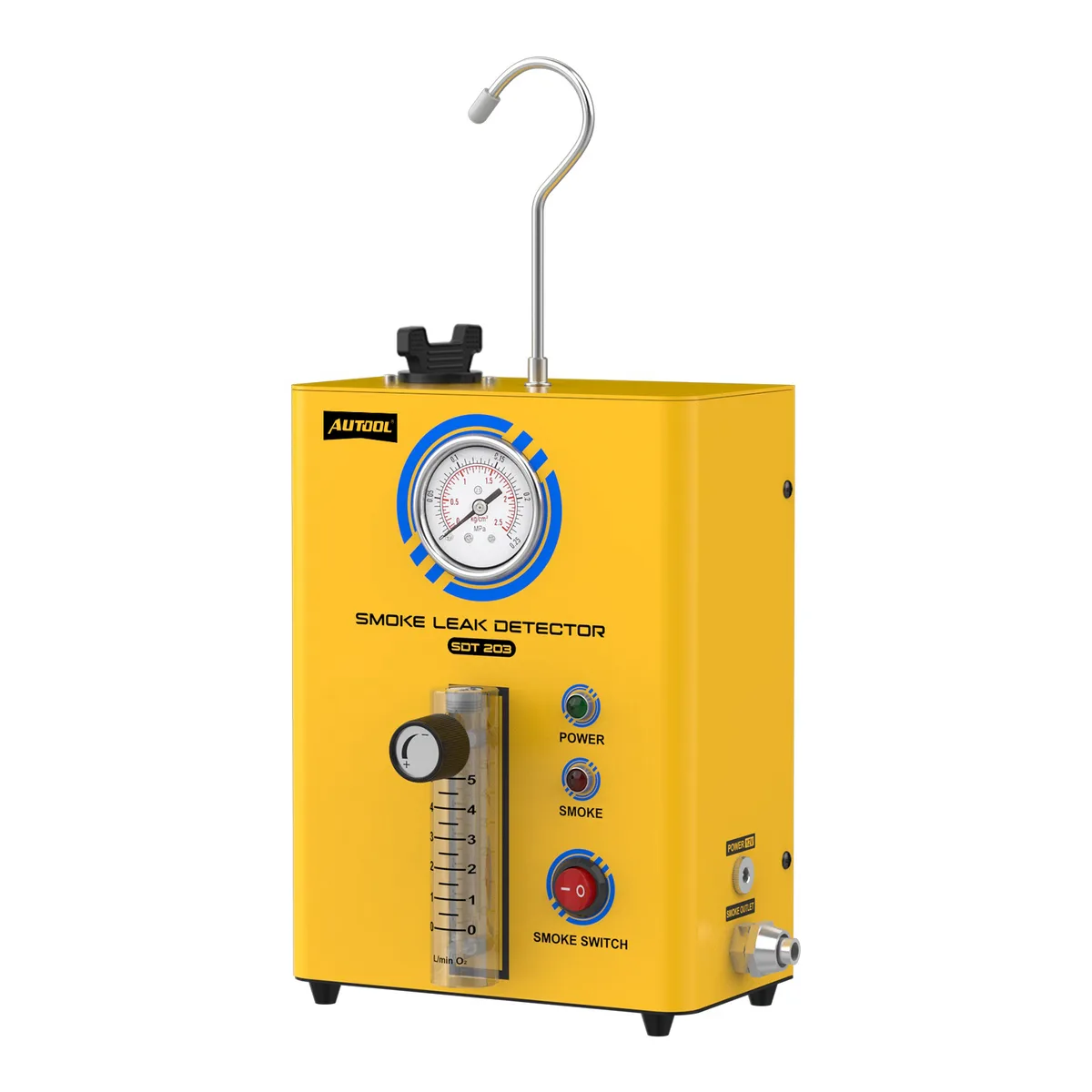 AUTOOL SDT203 Automotive Smoke Tester with Pressure Gauge & Flow Meter