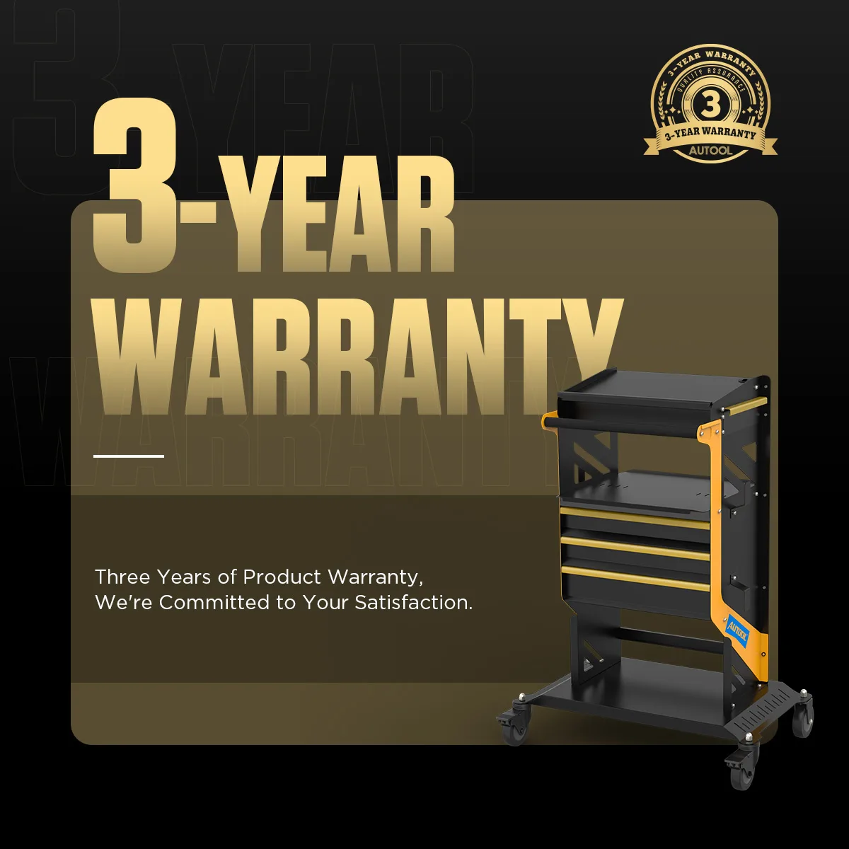 AUTOOL T26 Workshop Cart Maintenance Tool Trolley view 3