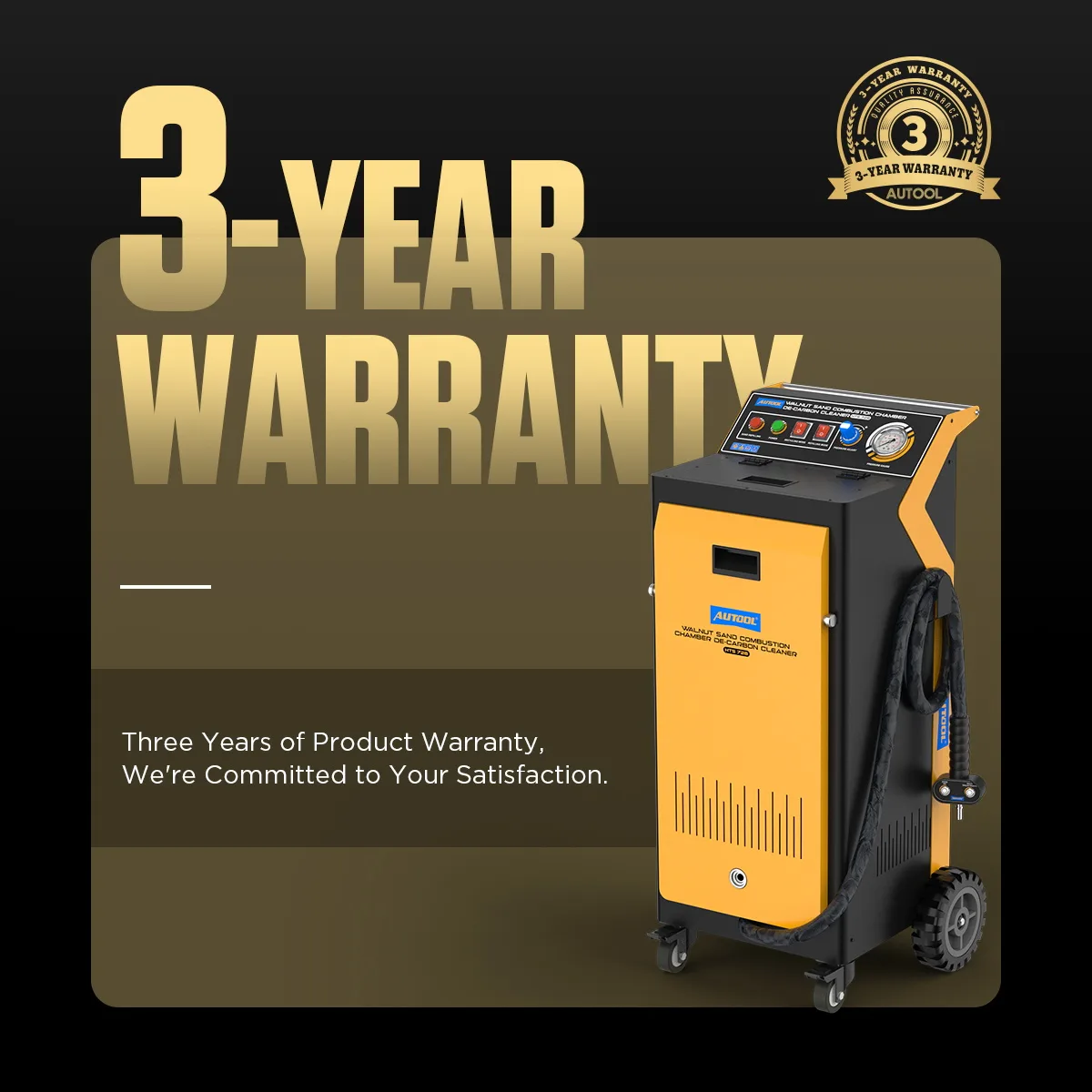 AUTOOL HTS728 Walnut Blasting Machine for Intake Manifold Cleaning view 3
