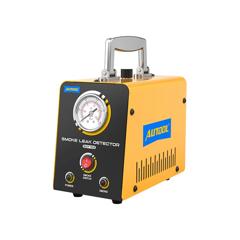 AUTOOL SDT102 Car Smoke Tester for Vacuum Leaks with Pressure Gauge