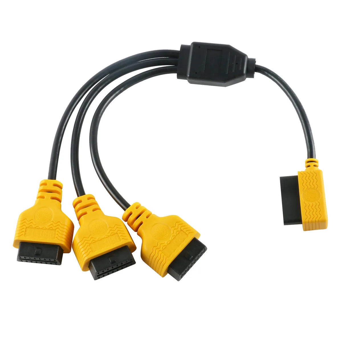 AUTOOL OBD2 Splitter Cable OBD 2 Extend Y Cables 1 to 3 Converter Adapter Wire 50cm J1962M to 3-J1962F OBD2 Extension Split Cord
