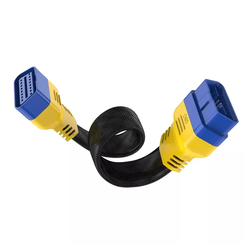 AUTOOL Car OBD2 II Enhanced Flexible Extension Male to Female Cable for Launch Easydiag/THINKDIAG/THINKDRIVER/ELM327 OBDII Cable
