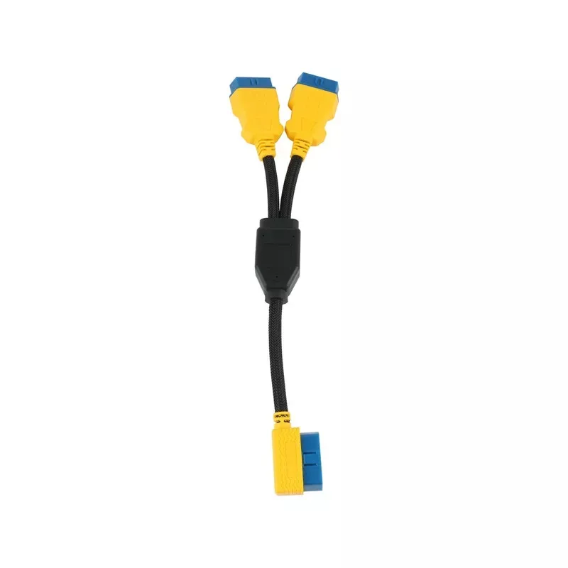 AUTOOL 35CM Car OBD2 Cable Connector Car OBD2 Adapter 1 to 2 Splitter Wire 16pin OBDII Male to Female Extension Cord Connection view 2